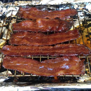 TEC Grills-Bacon Candy on Grill