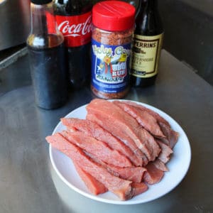 TEC Grills Homemade Beef Jerky - Marinade Ingredients