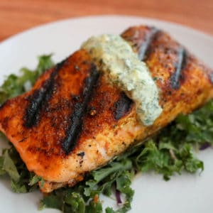 TEC Grills -Grill Resolution: Curry Salmon with Yogurt Mint Sauce