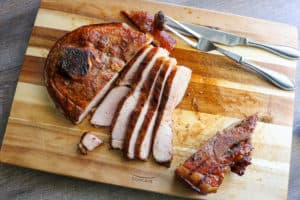 TEC Grills Fresh Ham - Carved Fresh Ham Roast