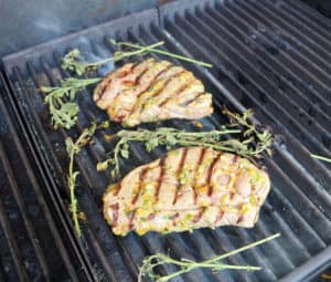 TEC Grills Orange, Oregano and Garlic Lamb Steak on the Grill