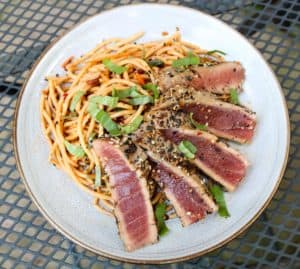 TEC Grills Sesame Everything Tuna Steak