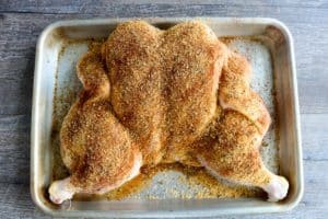 TEC Grills - How to Spatchcock a Chicken - Add a Flavorful Rub