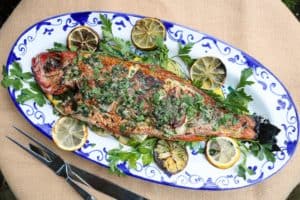 TEC Grills -Grilling Whole Fish - Fish on a Platter