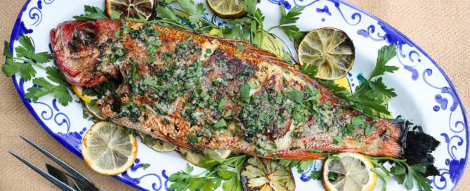 TEC Grills -Grilling Whole Fish - Fish on a Platter