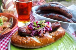 TEC Grills - Beer Bratwurst Sandwiches for Oktoberfest