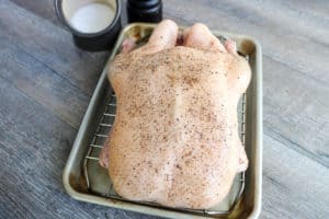 TEC Grills Smoked Duck - Place on Tray and Refrigerate Overnight