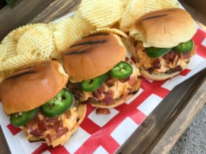 TEC Grills Favorite Bacon Recipes - Pimento Cheese, Bacon and Jalapeno Sliders