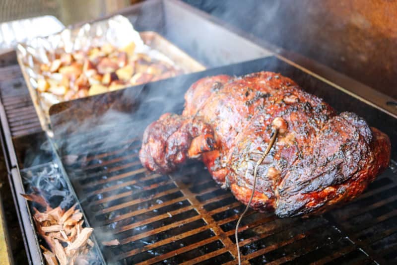 How To Smokeroast A Leg Of Lamb Tec Infrared Grills 4426