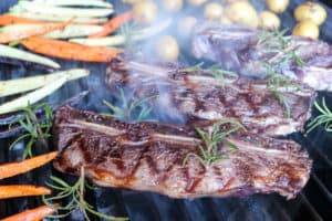 TEC Grills Red Wine and Rosemary Grilled Short Ribs - Short Ribs on the Grill