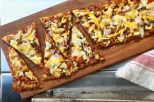 TEC Grills Favorite Kind of Pizza Flatbread