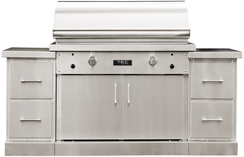 TEC 44" Sterling Patio FR Propane Grill On Island STPFR2LPIS